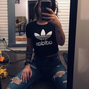Adidas crop top